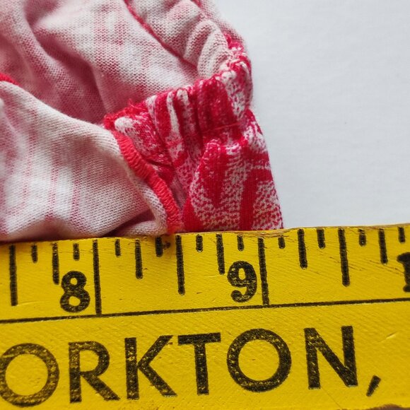 Hurley summer dress women youth size S (6) red lightweight open shoulders straps - Picture 11 of 12